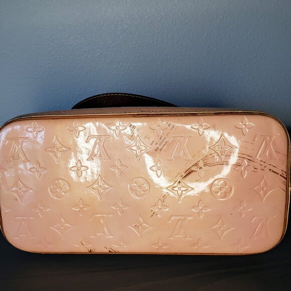 Louis Vuitton Houston Tote - Vintage Peachy Coral (Pink Interior) Vernis Leather - Picture 4 of 16